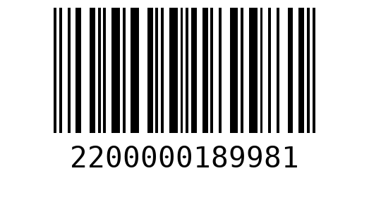 Штрихкод 2200000189981