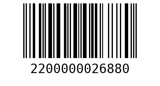 Штрихкод 2200000026880