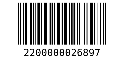 Штрихкод 2200000026897