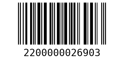 Штрихкод 2200000026903