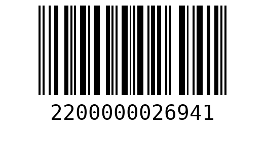 Штрихкод 2200000026941