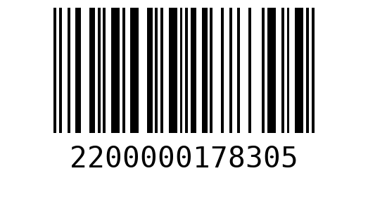 Штрихкод 2200000178305