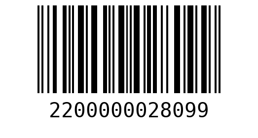Штрихкод 2200000028099