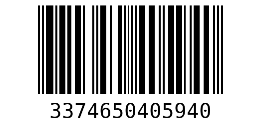 Штрихкод 3374650405940