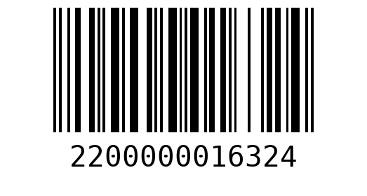 Штрихкод 2200000016324