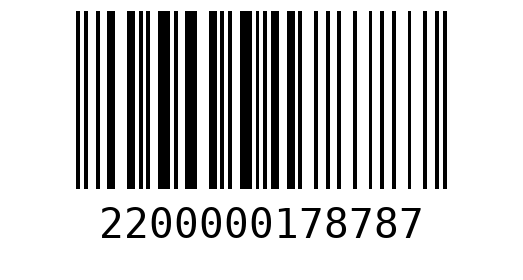 Штрихкод 2200000178787