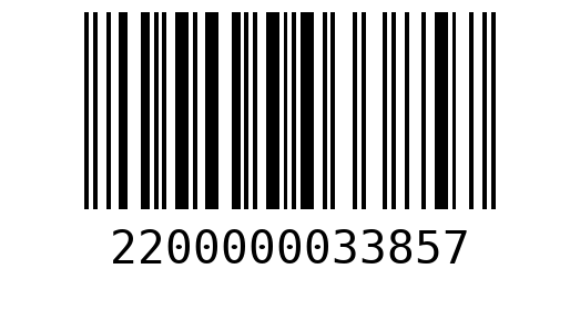 Штрихкод 2200000033857