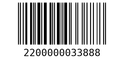 Штрихкод 2200000033888