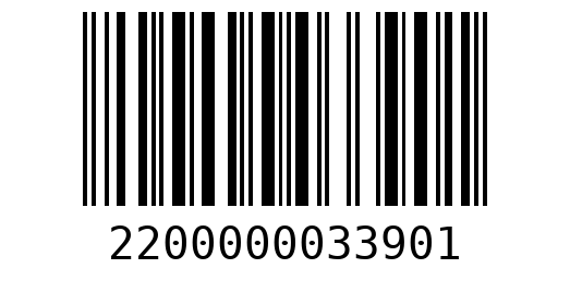Штрихкод 2200000033901