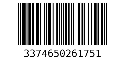 Штрихкод 3374650261751