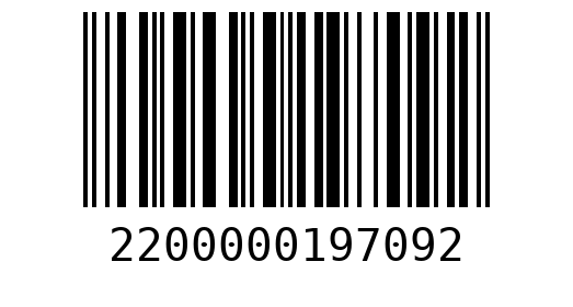 Штрихкод 2200000197092