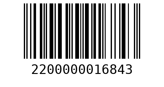 Штрихкод 2200000016843