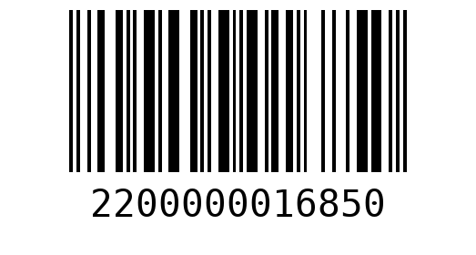 Штрихкод 2200000016850