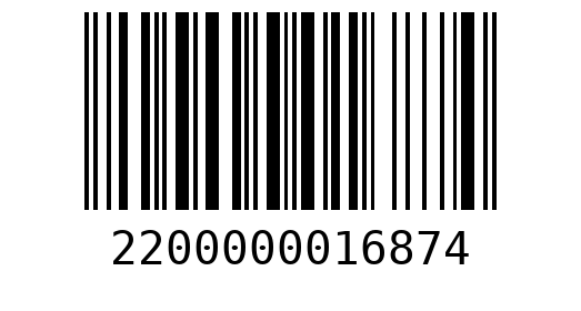 Штрихкод 2200000016874