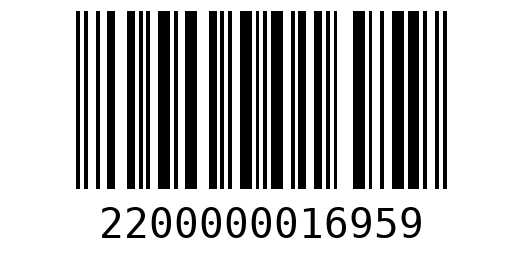 Штрихкод 2200000016959