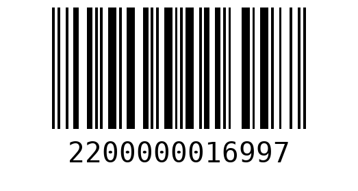 Штрихкод 2200000016997