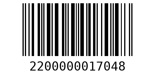 Штрихкод 2200000017048
