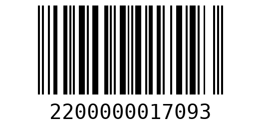 Штрихкод 2200000017093