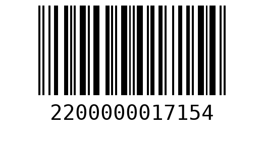 Штрихкод 2200000017154