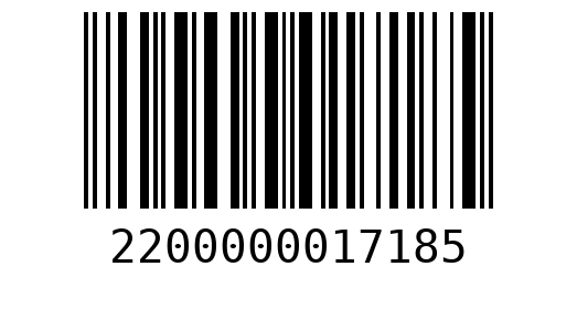Штрихкод 2200000017185