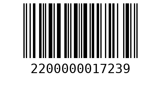Штрихкод 2200000017239