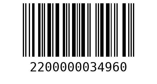 Штрихкод 2200000034960