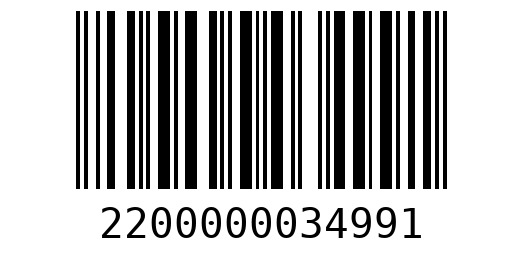 Штрихкод 2200000034991