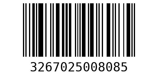 Штрихкод 3267025008085