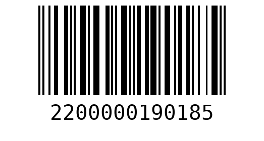 Штрихкод 2200000190185