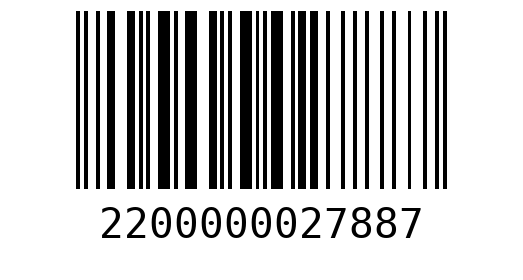Штрихкод 2200000027887
