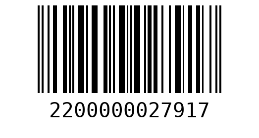 Штрихкод 2200000027917