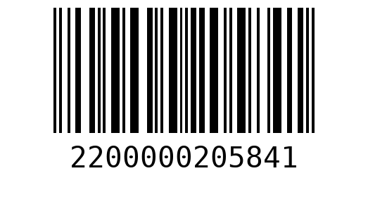 Штрихкод 2200000205841