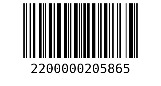 Штрихкод 2200000205865