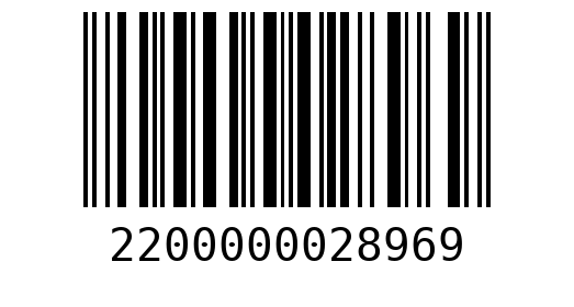 Штрихкод 2200000028969