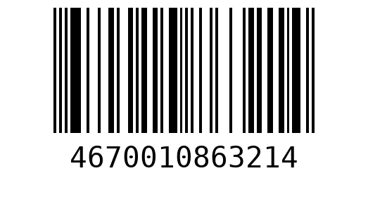 Штрихкод 4670010863214