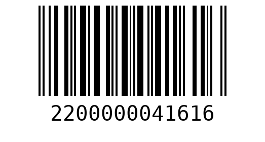 Штрихкод 2200000041616