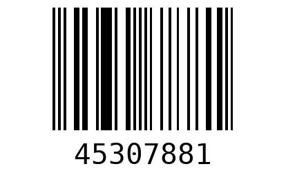 Штрихкод 45307881