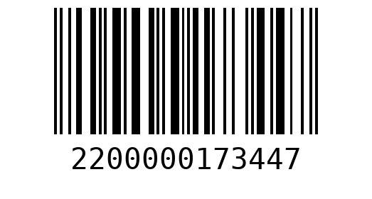 Штрихкод 2200000173447