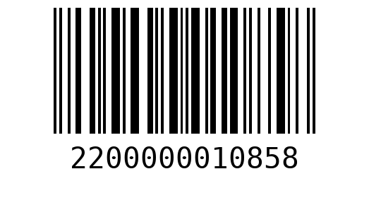 Штрихкод 2200000010858