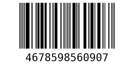Штрихкод 4678598560907