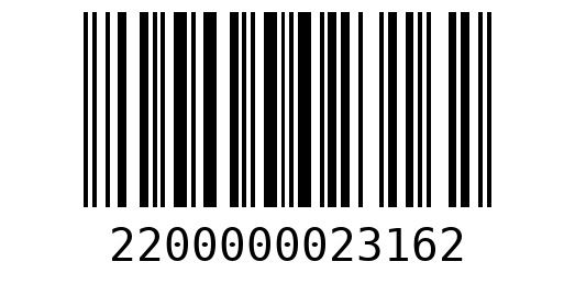 Штрихкод 2200000023162