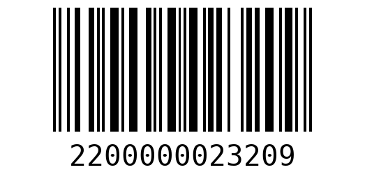 Штрихкод 2200000023209