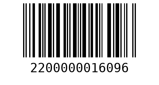 Штрихкод 2200000016096