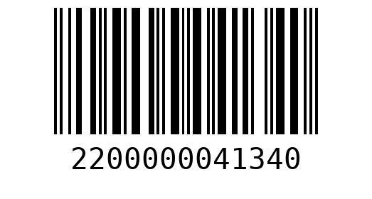 Штрихкод 2200000041340