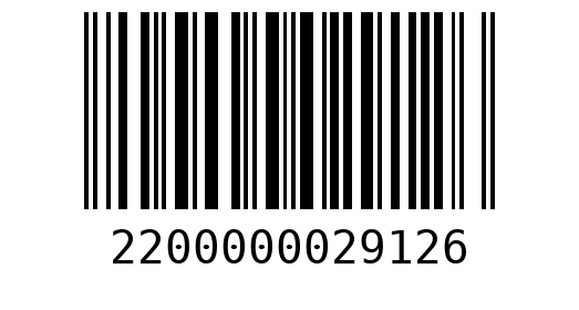 Штрихкод 2200000029126