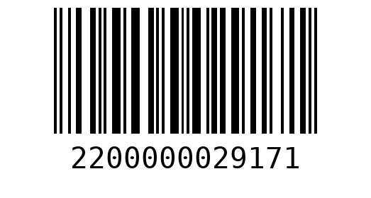 Штрихкод 2200000029171