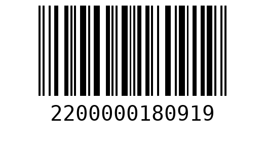 Штрихкод 2200000180919