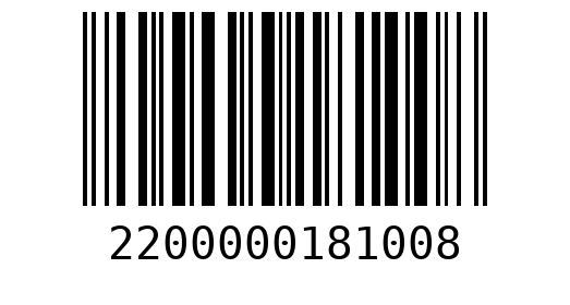 Штрихкод 2200000181008