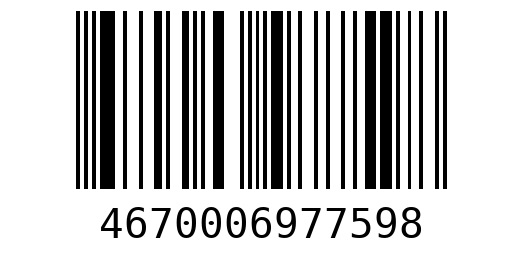 Штрихкод 4670006977598