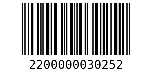 Штрихкод 2200000030252